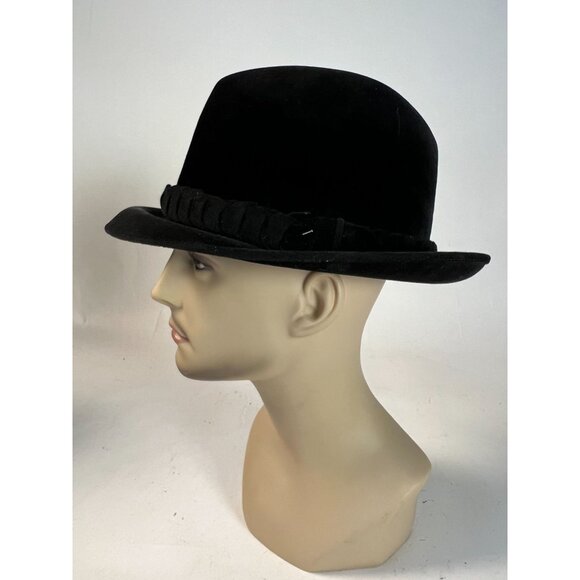 Vintage Borsalino Velour Fedora Hat Made In Italy - Picture 16 of 16